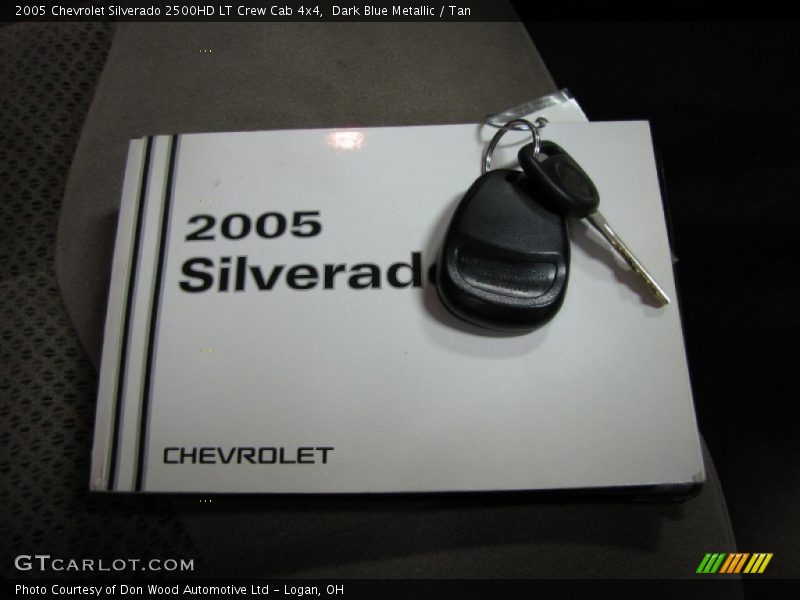 Dark Blue Metallic / Tan 2005 Chevrolet Silverado 2500HD LT Crew Cab 4x4