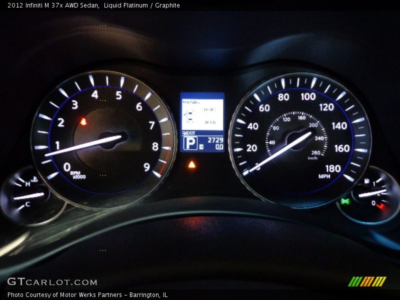 Liquid Platinum / Graphite 2012 Infiniti M 37x AWD Sedan