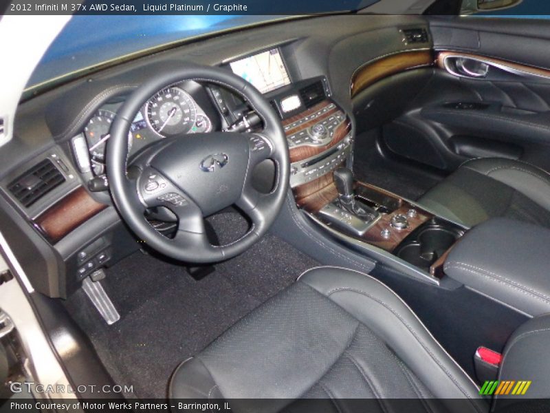 Liquid Platinum / Graphite 2012 Infiniti M 37x AWD Sedan