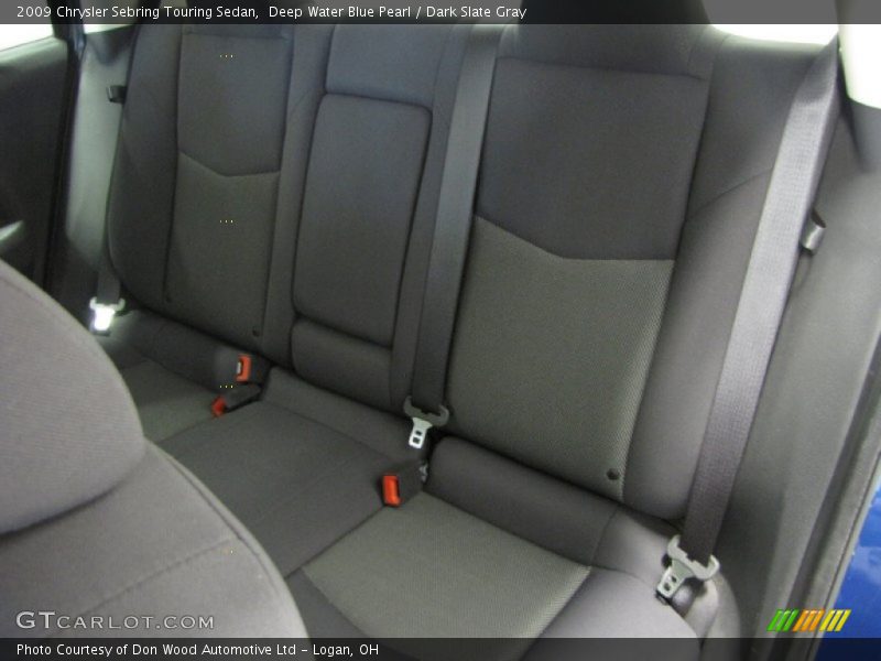 Deep Water Blue Pearl / Dark Slate Gray 2009 Chrysler Sebring Touring Sedan