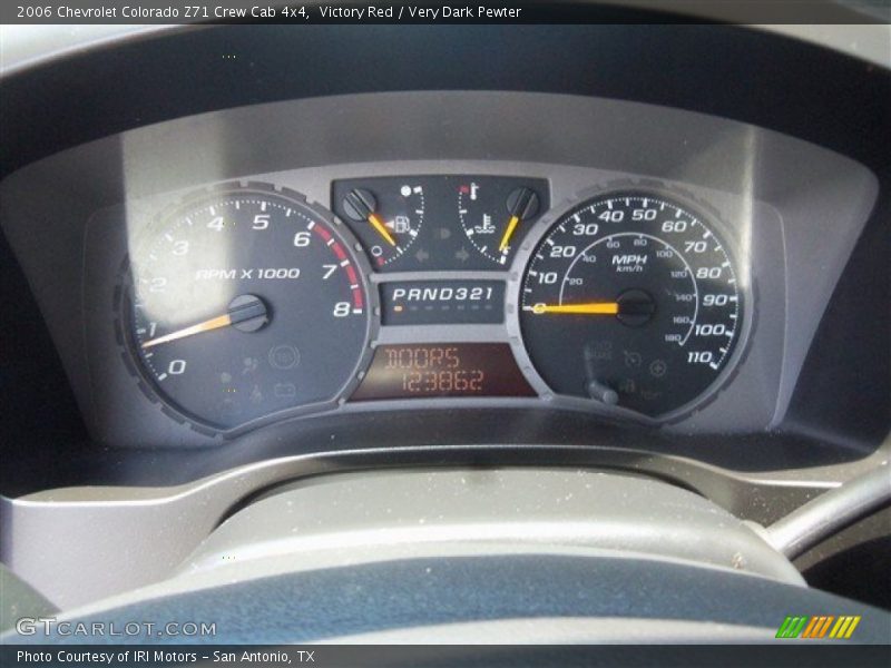 Victory Red / Very Dark Pewter 2006 Chevrolet Colorado Z71 Crew Cab 4x4