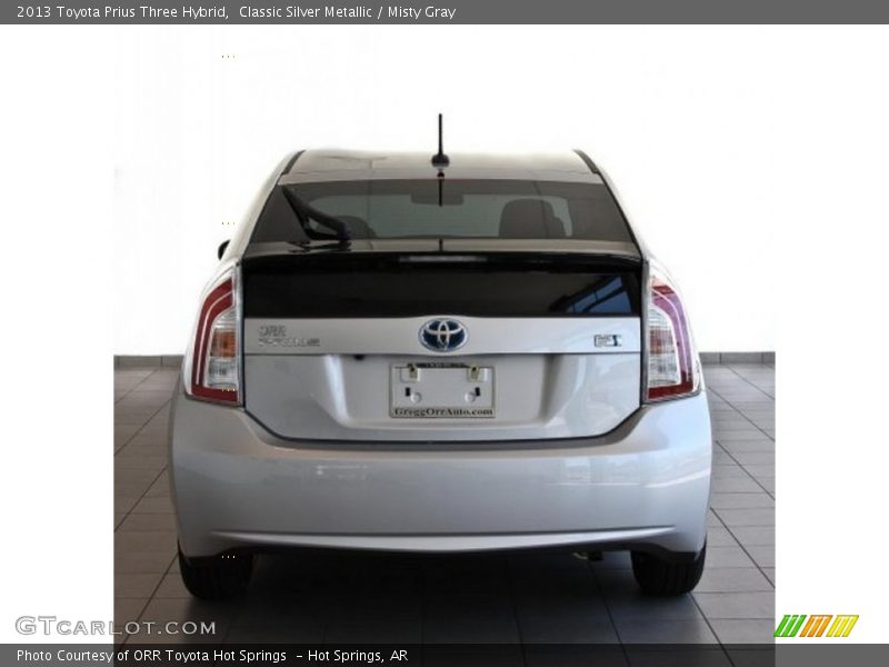 Classic Silver Metallic / Misty Gray 2013 Toyota Prius Three Hybrid