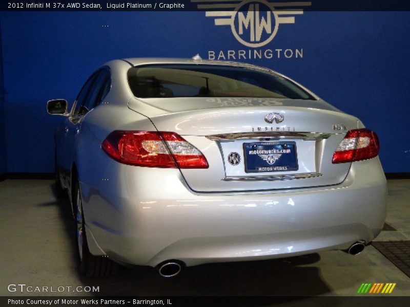 Liquid Platinum / Graphite 2012 Infiniti M 37x AWD Sedan