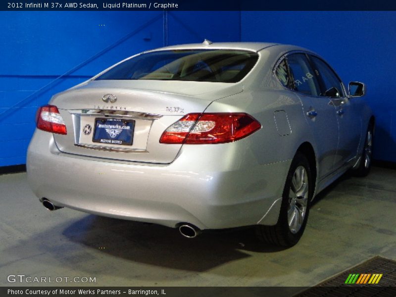 Liquid Platinum / Graphite 2012 Infiniti M 37x AWD Sedan