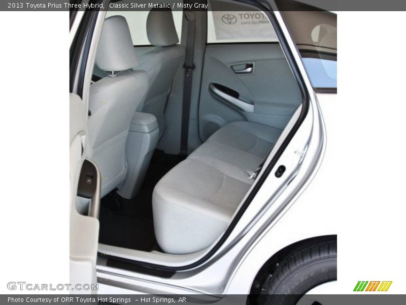 Rear Seat of 2013 Prius Three Hybrid