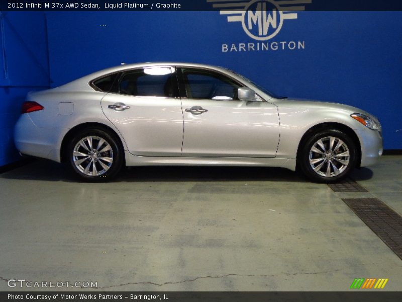 Liquid Platinum / Graphite 2012 Infiniti M 37x AWD Sedan