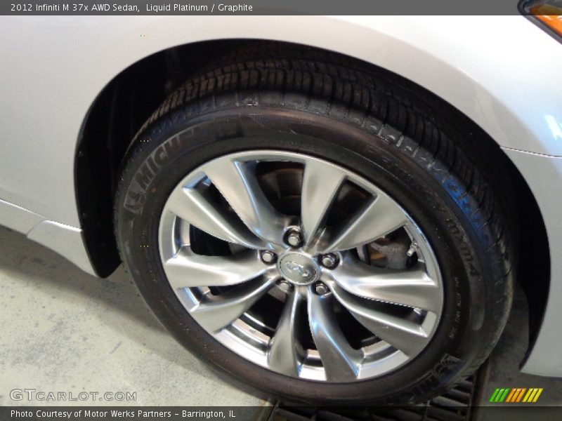 Liquid Platinum / Graphite 2012 Infiniti M 37x AWD Sedan