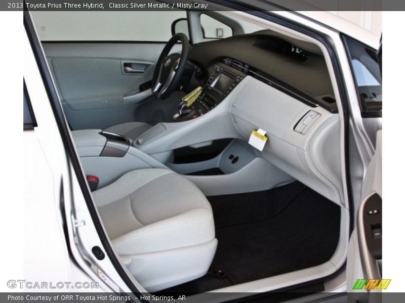 Classic Silver Metallic / Misty Gray 2013 Toyota Prius Three Hybrid