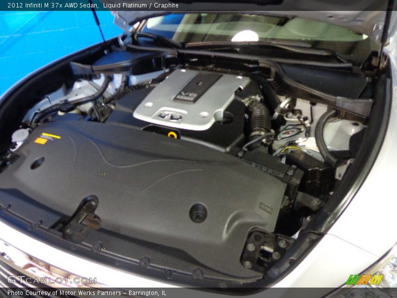 Liquid Platinum / Graphite 2012 Infiniti M 37x AWD Sedan