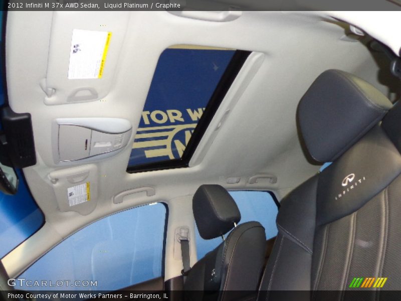 Liquid Platinum / Graphite 2012 Infiniti M 37x AWD Sedan
