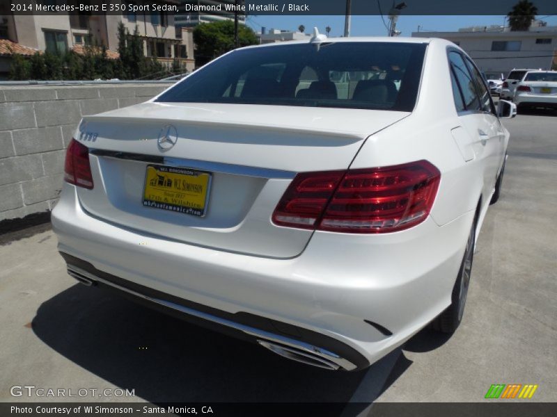 Diamond White Metallic / Black 2014 Mercedes-Benz E 350 Sport Sedan