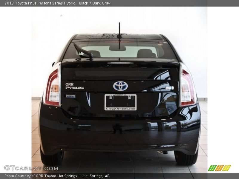 Black / Dark Gray 2013 Toyota Prius Persona Series Hybrid