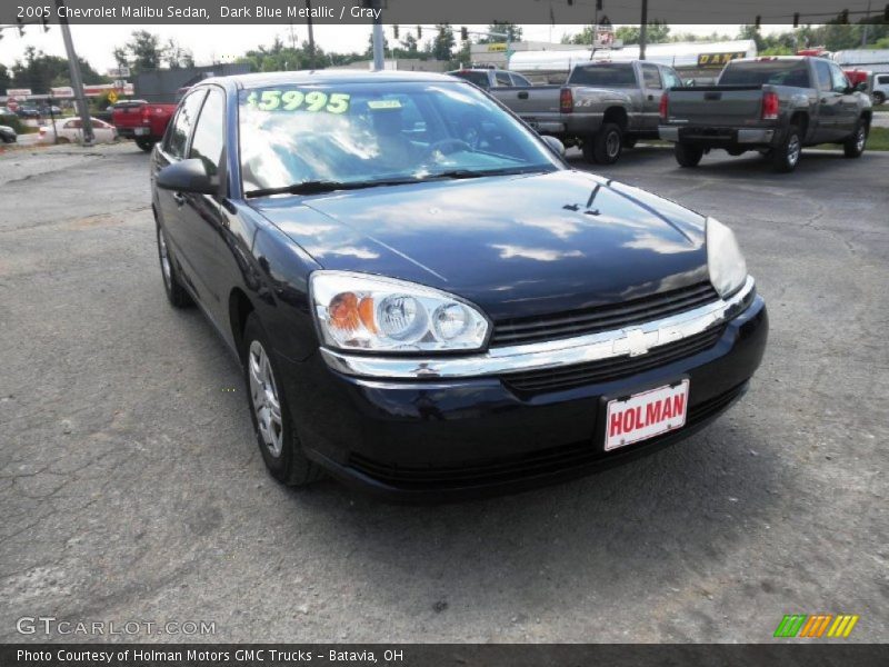 Dark Blue Metallic / Gray 2005 Chevrolet Malibu Sedan