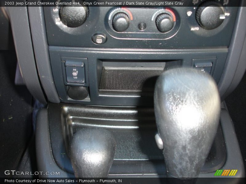 Onyx Green Pearlcoat / Dark Slate Gray/Light Slate Gray 2003 Jeep Grand Cherokee Overland 4x4