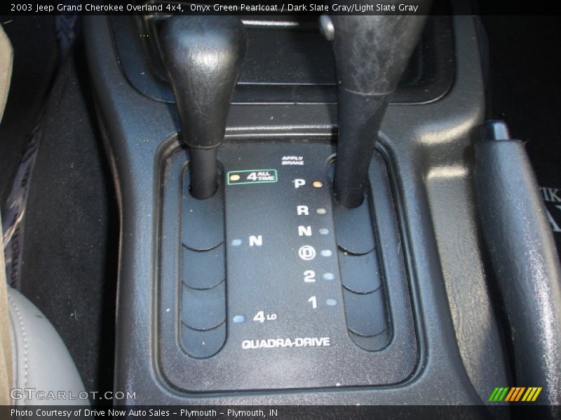  2003 Grand Cherokee Overland 4x4 5 Speed Automatic Shifter
