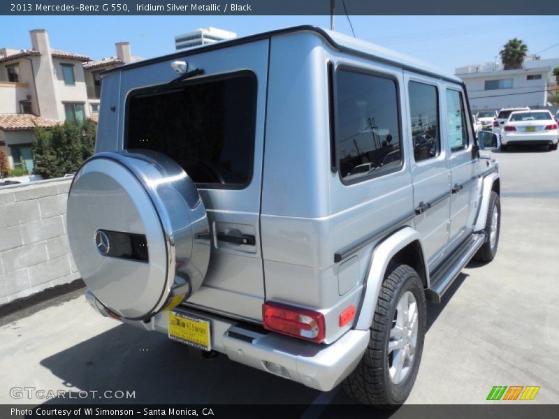 Iridium Silver Metallic / Black 2013 Mercedes-Benz G 550