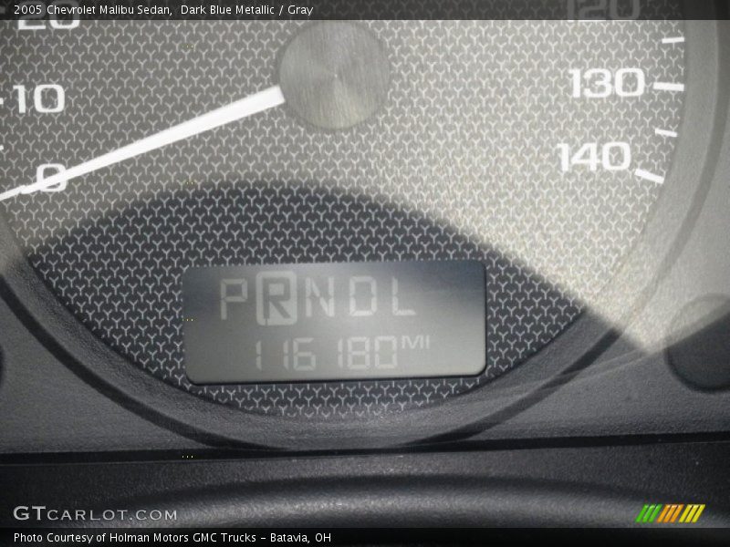 Dark Blue Metallic / Gray 2005 Chevrolet Malibu Sedan