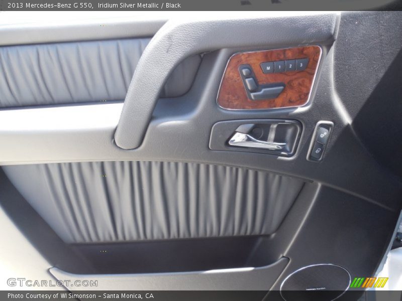 Iridium Silver Metallic / Black 2013 Mercedes-Benz G 550