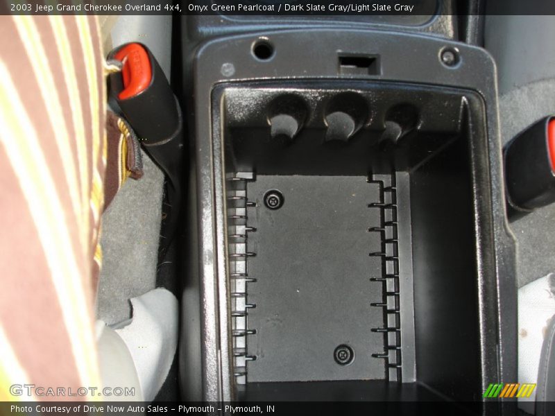 Onyx Green Pearlcoat / Dark Slate Gray/Light Slate Gray 2003 Jeep Grand Cherokee Overland 4x4