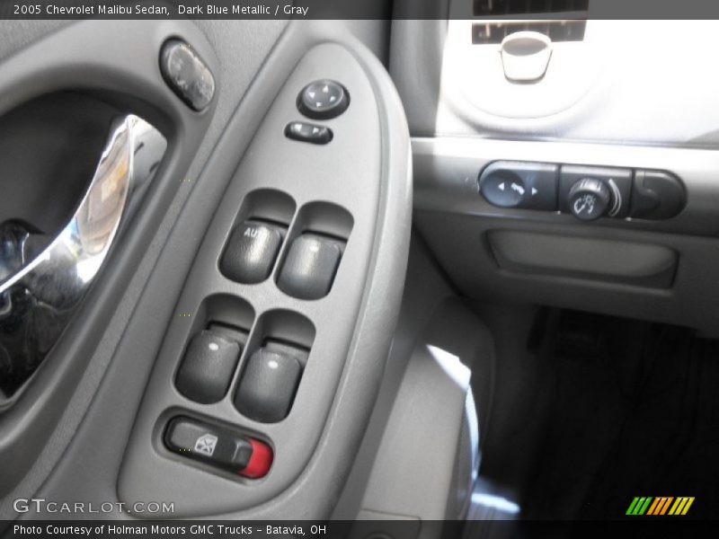 Dark Blue Metallic / Gray 2005 Chevrolet Malibu Sedan