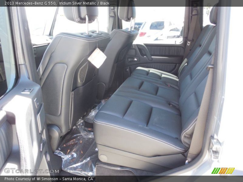 Rear Seat of 2013 G 550