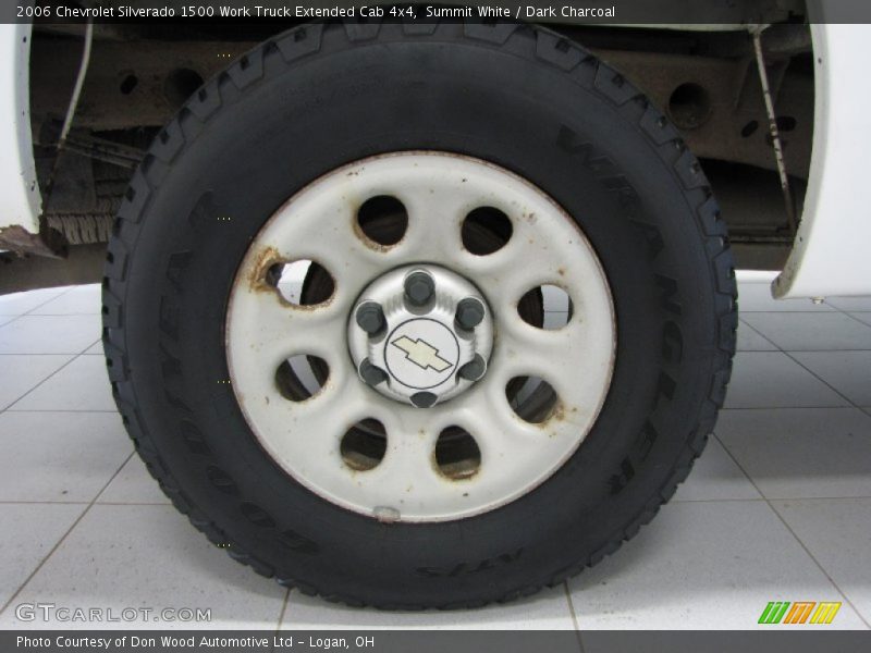 Summit White / Dark Charcoal 2006 Chevrolet Silverado 1500 Work Truck Extended Cab 4x4