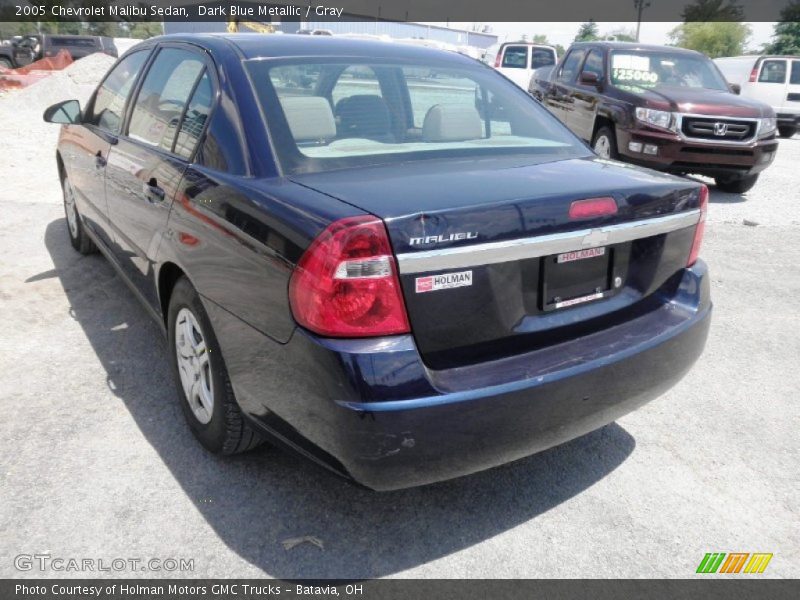 Dark Blue Metallic / Gray 2005 Chevrolet Malibu Sedan