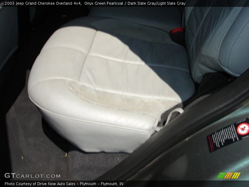 Onyx Green Pearlcoat / Dark Slate Gray/Light Slate Gray 2003 Jeep Grand Cherokee Overland 4x4