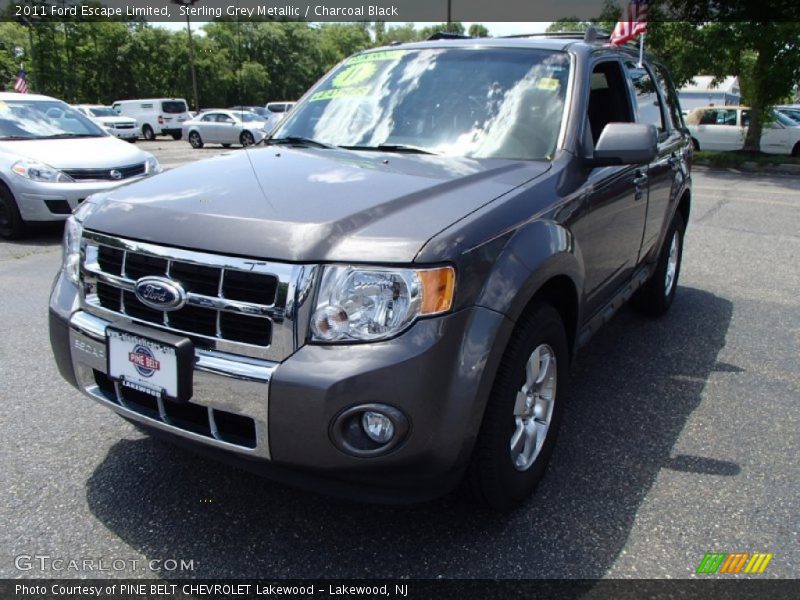 Sterling Grey Metallic / Charcoal Black 2011 Ford Escape Limited