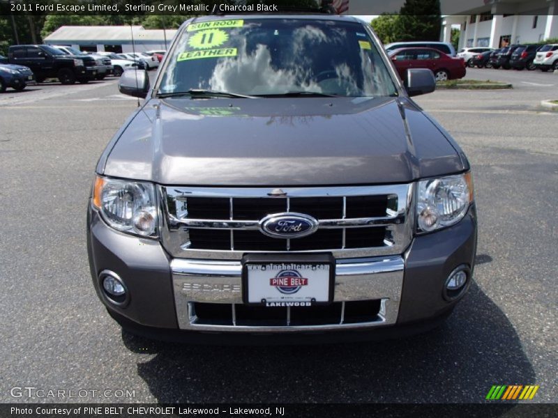 Sterling Grey Metallic / Charcoal Black 2011 Ford Escape Limited