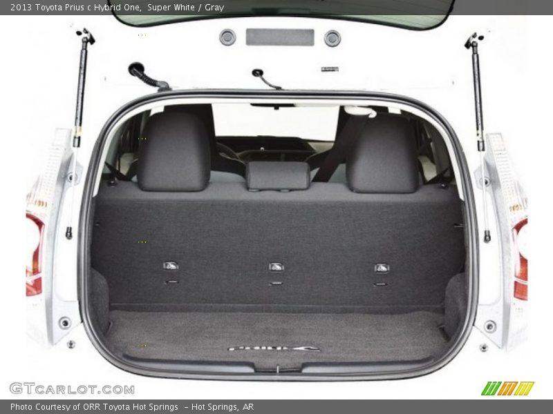 Super White / Gray 2013 Toyota Prius c Hybrid One