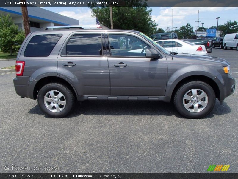 Sterling Grey Metallic / Charcoal Black 2011 Ford Escape Limited