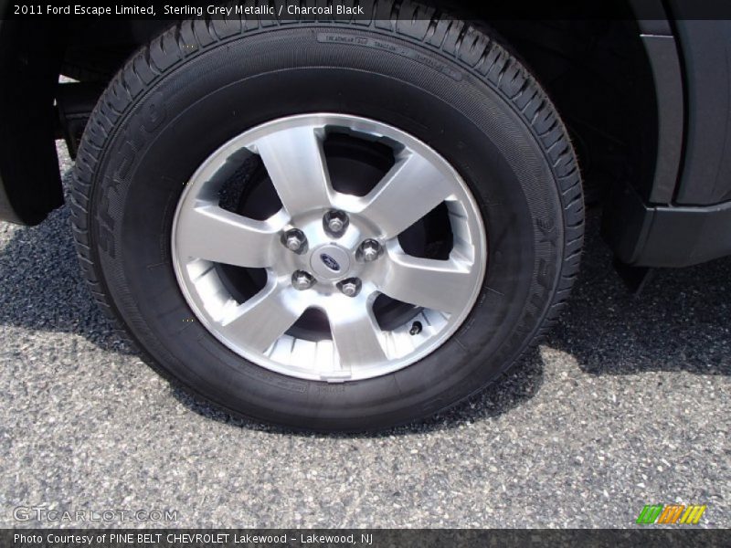 Sterling Grey Metallic / Charcoal Black 2011 Ford Escape Limited