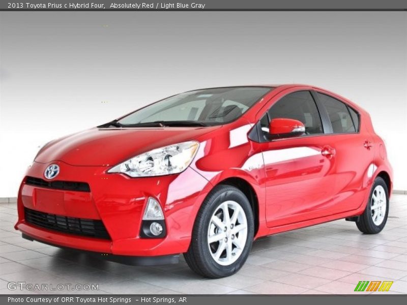 Front 3/4 View of 2013 Prius c Hybrid Four