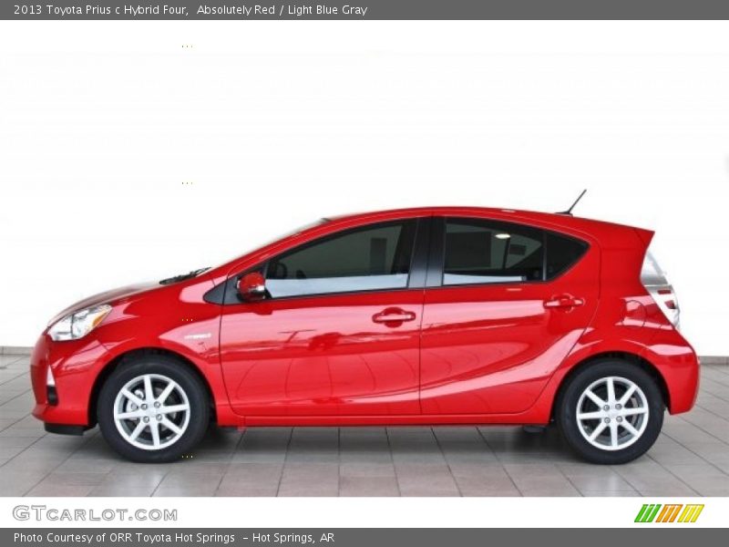  2013 Prius c Hybrid Four Absolutely Red