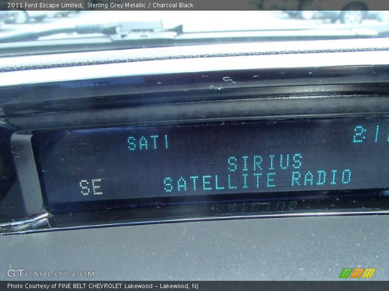 Sterling Grey Metallic / Charcoal Black 2011 Ford Escape Limited