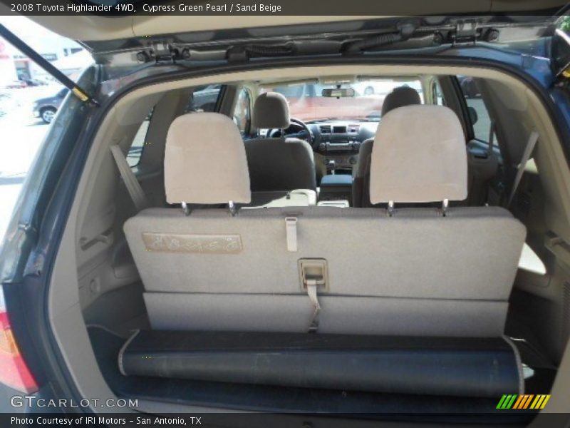 Cypress Green Pearl / Sand Beige 2008 Toyota Highlander 4WD