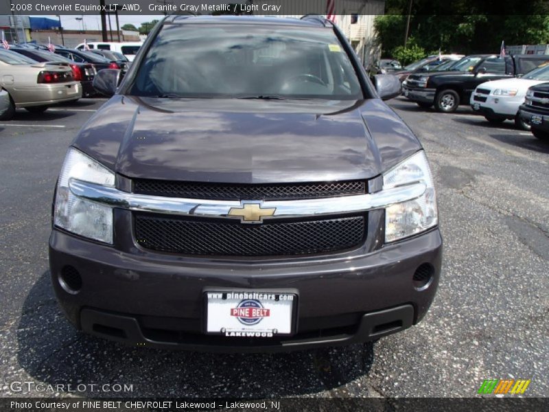 Granite Gray Metallic / Light Gray 2008 Chevrolet Equinox LT AWD
