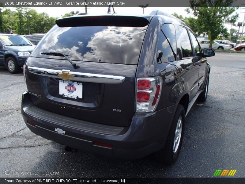 Granite Gray Metallic / Light Gray 2008 Chevrolet Equinox LT AWD