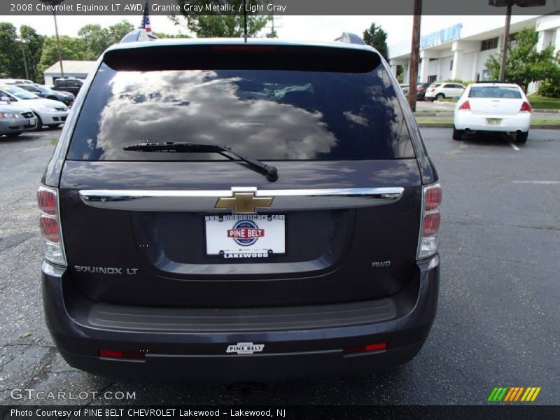 Granite Gray Metallic / Light Gray 2008 Chevrolet Equinox LT AWD