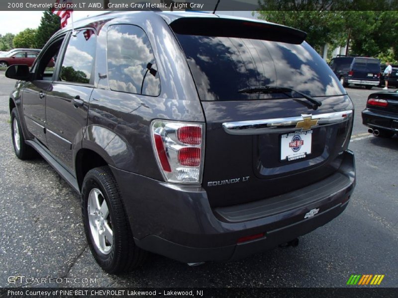 Granite Gray Metallic / Light Gray 2008 Chevrolet Equinox LT AWD