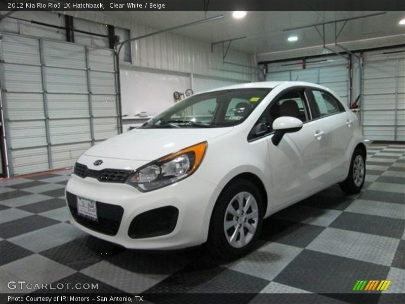 Clear White / Beige 2012 Kia Rio Rio5 LX Hatchback