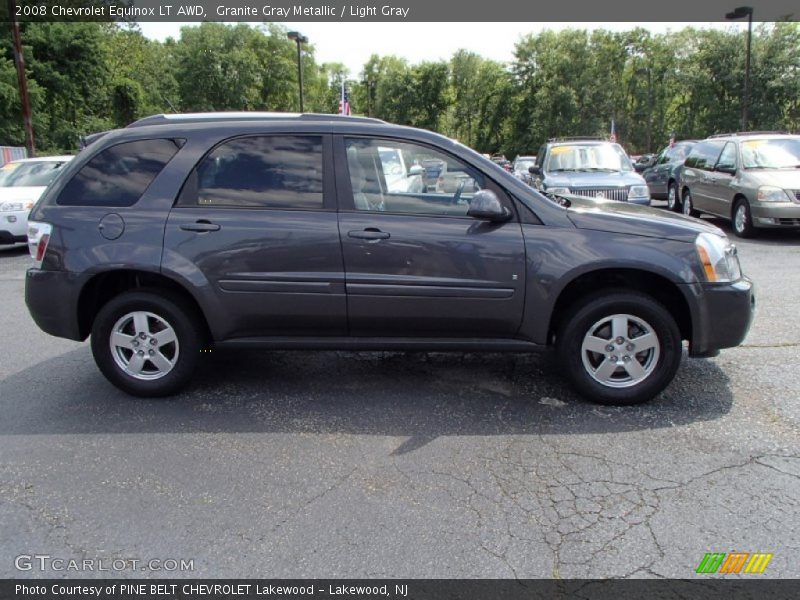 Granite Gray Metallic / Light Gray 2008 Chevrolet Equinox LT AWD