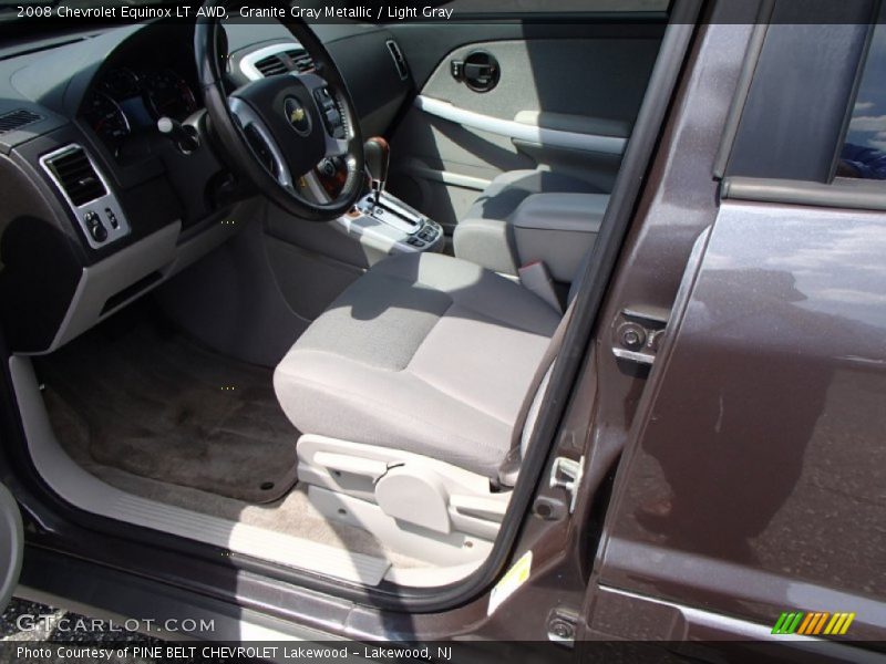 Granite Gray Metallic / Light Gray 2008 Chevrolet Equinox LT AWD