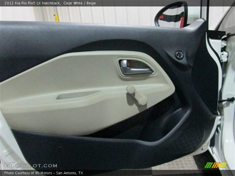 Clear White / Beige 2012 Kia Rio Rio5 LX Hatchback
