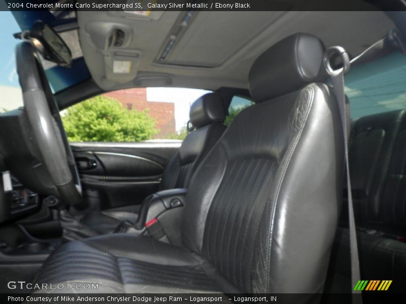 Galaxy Silver Metallic / Ebony Black 2004 Chevrolet Monte Carlo Supercharged SS