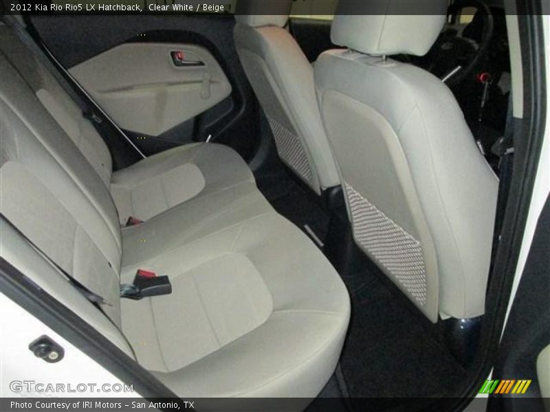 Clear White / Beige 2012 Kia Rio Rio5 LX Hatchback
