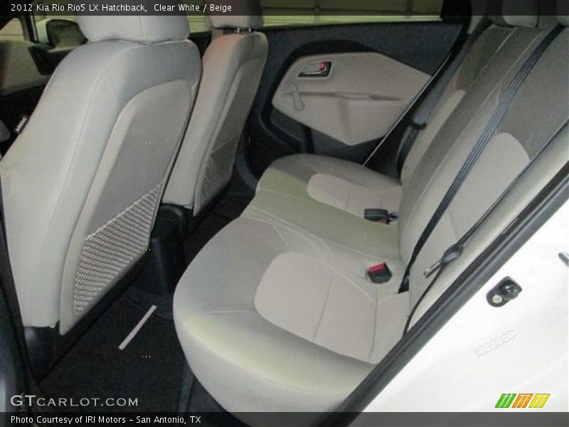 Clear White / Beige 2012 Kia Rio Rio5 LX Hatchback