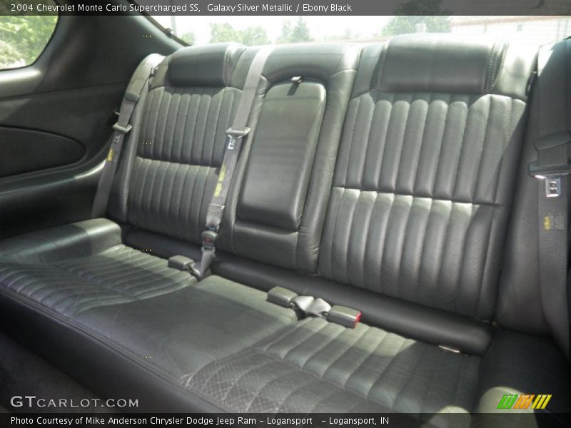 Rear Seat of 2004 Monte Carlo Supercharged SS