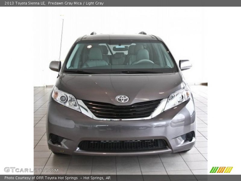 Predawn Gray Mica / Light Gray 2013 Toyota Sienna LE
